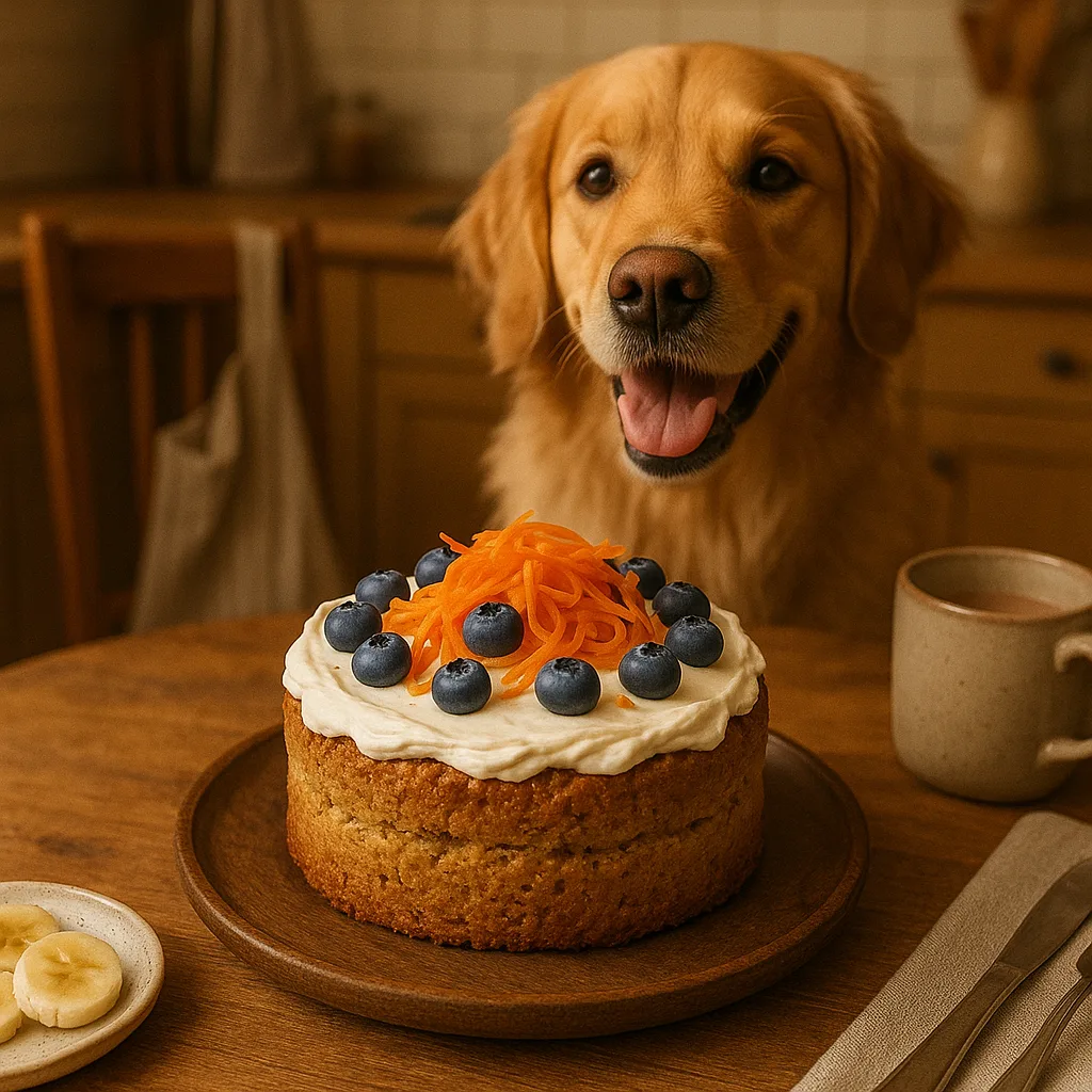 3 Ingredient Dog Cake